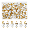 80Pcs Glass Pearl Pendants PALLOY-FH00016-1