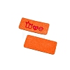 LOVE Imitation Leather Label for Purse Decor PW-WG9004C-03-1