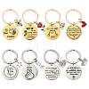 Alloy Enamel with Rhinestone & 201 Stainless Steel Keychain KEYC-YW00101-01-2