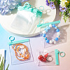 24Pcs 3 Styles Transparent EVA Resealable Bags with Rings ABAG-TA0002-27-7