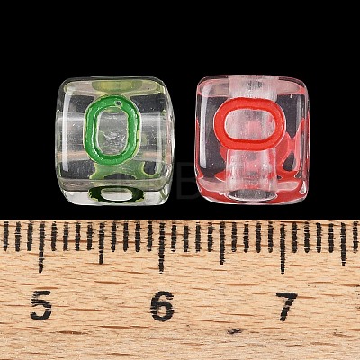 Acrylic European Beads MACR-I042-01O-1