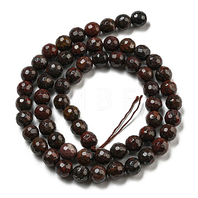 Natural Brecciated Jasper Beads Strands G-E571-A04-01-1