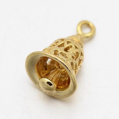 Brass Bell Pendants LS-KK-F0293-09-1