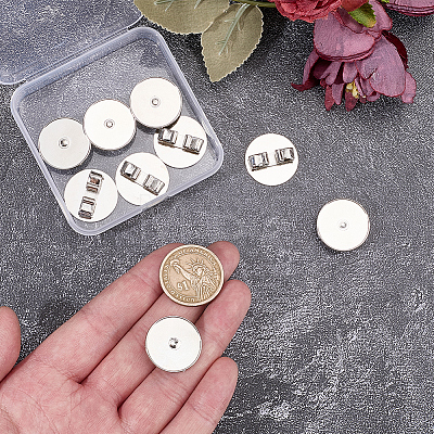10Pcs Alloy Bolo Tie Slides Clasp Cabochon Settings FIND-CL0002-28-1