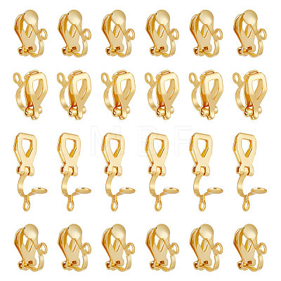 Unicraftale 30Pcs 304 Stainless Steel Clip-on Earring Findings STAS-UN0044-05-1