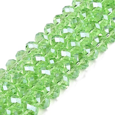 Electroplate Glass Beads Strands EGLA-A044-T8mm-A09-1
