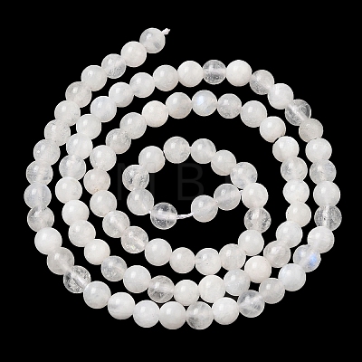 Nature Rainbow Moonstone Round Bead Strands X-G-M263-A-02A-1