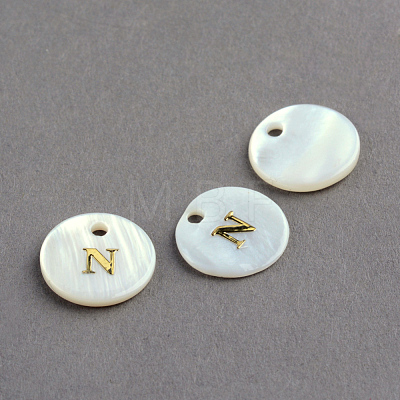Freshwater Shell Pendants SSHEL-S249-N-1