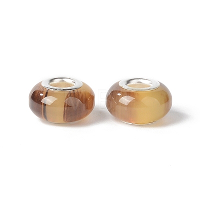 Rondelle Resin European Beads RPDL-A001-02-06-1