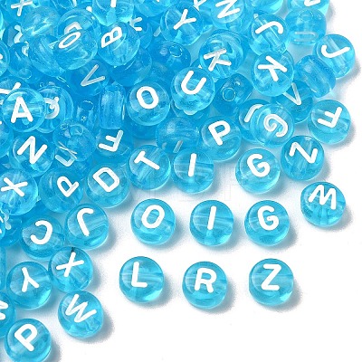 150Pcs Transparent Acrylic Beads TACR-YW0002-32C-1