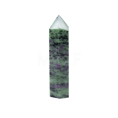 Point Tower Natural Ruby in Zoisite Home Display Decoration PW-WG48084-02-1