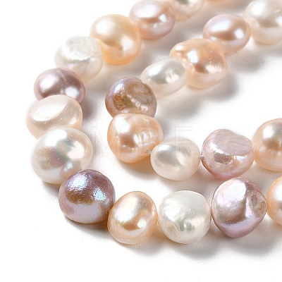 Natural Cultured Freshwater Pearl Beads Strands PEAR-E018-92-1