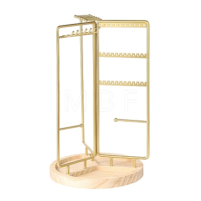 Rotatable Iron Jewelry Display Rack ODIS-Q042-03G-1