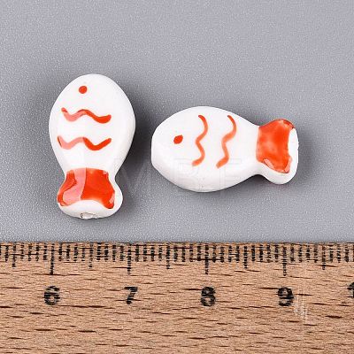 Handmade Porcelain Ceramic Beads PORC-Q005-06A-1