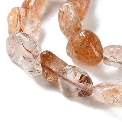 Natural Rutilated Quartz Beads Strands G-P497-01C-20-1