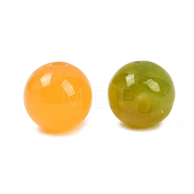 Natural Myanmar Jade Dyed Beads G-D364-11B-1