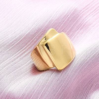 304 Stainless Steel Adjustable Cuff Rings RJEW-Q020-13G-1