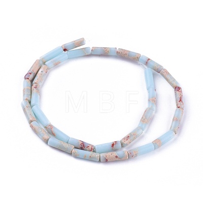 Synthetic Imperial Jasper Beads Strands G-L496-A07-1