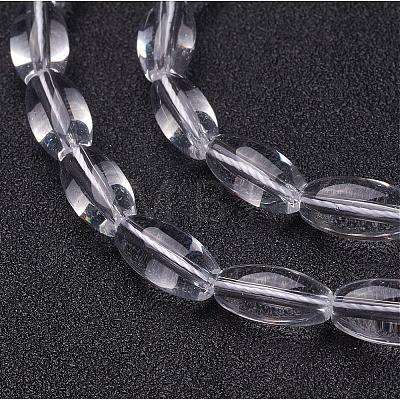 Glass Beads Strands GS6x13mmC01-1
