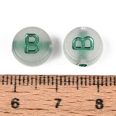 Luminous Frosted Acrylic Beads FACR-T008-02B-1