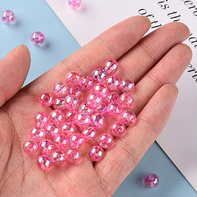 Transparent Acrylic Beads MACR-S370-B8mm-708-1