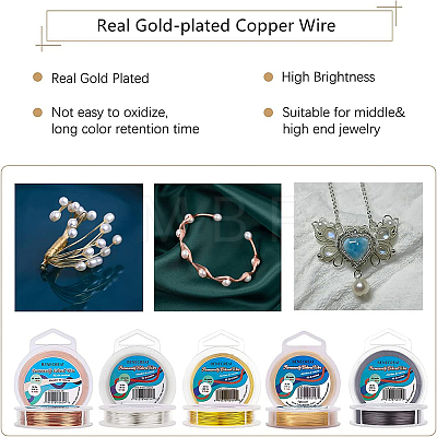 Round Craft Copper Wire CWIR-BC0001-0.6mm-AB-1