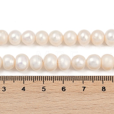 Natural Cultured Freshwater Pearl Beads Strands PEAR-I007-07J-06B-1