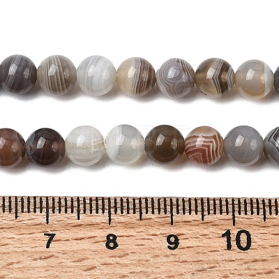 Natural Botswana Agate Beads Strands G-H334-A01-01-1