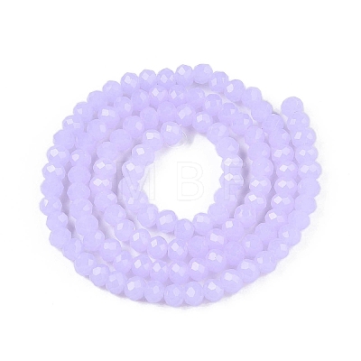 Imitation Jade Glass Beads Strands GLAA-T023-4mm-C01-1