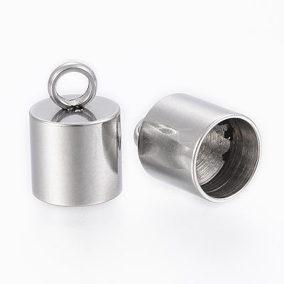 Tarnish Resistant 201 Stainless Steel Cord Ends STAS-H410-20P-C-1