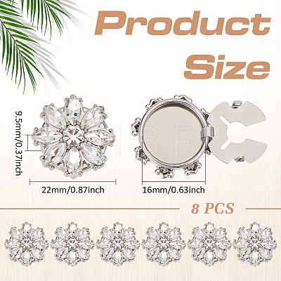 Alloy & Rhinestone Cufflinks FIND-FG0005-66P-04-1