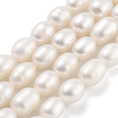 Natural Cultured Freshwater Pearl Beads Strands PEAR-P062-10J-1