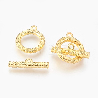 Alloy Ring Toggle Clasps PALLOY-J577-19G-1