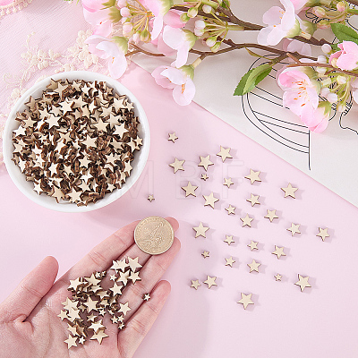 1000Pcs Undyed Natural Wood Beads WOOD-SC0002-33-1