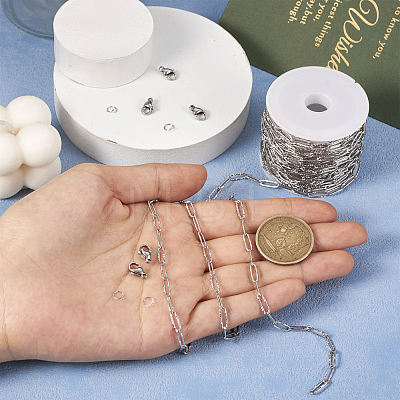 Chain Bracelet Necklace Making Kit CHS-TA0001-47-1