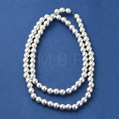 Electroplated Synthetic Magnetic Hematite Beads Strands G-I364-D01-S-1