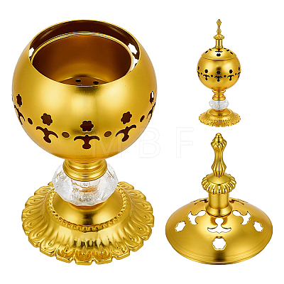 Iron Incense Burners AJEW-WH0709-491C-1