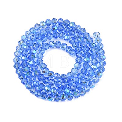 Electroplate Glass Beads Strands EGLA-A044-T4mm-L14-1