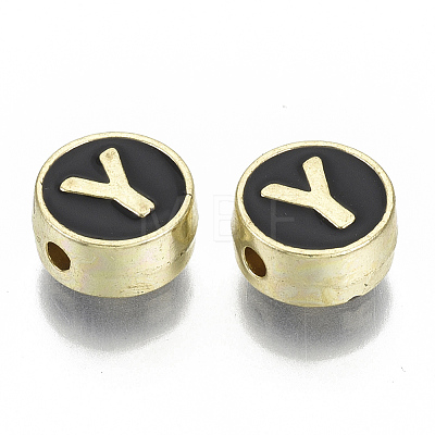 Alloy Enamel Beads LS-X-ENAM-S122-028Y-NR-1