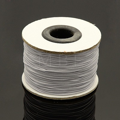 Elastic Round Jewelry Beading Cords Nylon Threads NWIR-L003-B-01-1