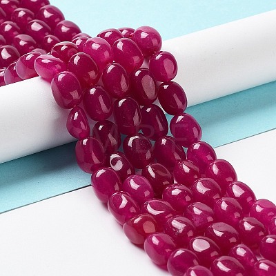 Natural White Jade Beads Strands X-G-E614-B01-04-1