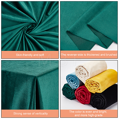 Velvet Cloth Sofa Fabric DIY-WH0056-48D-1