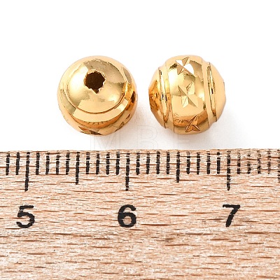 Brass Beads KK-C157-15G-1