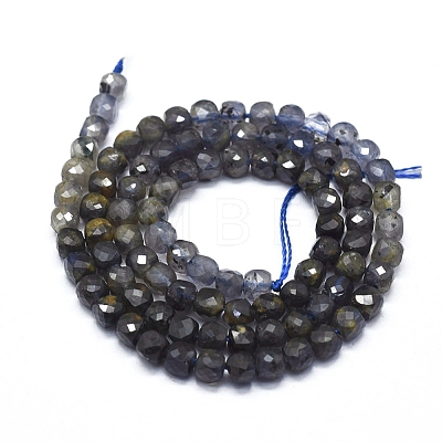 Natural Iolite Beads Strands G-D0013-31-1