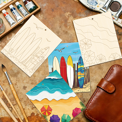 20Pcs Rectangle Unfinished Plywood Picture Sets DIY-WH0899-763-1