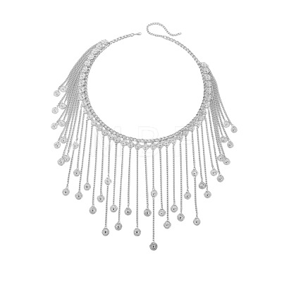 Iron Coin Tassel Skirt Body Chains for Sexy Bikini WG065A6-04-1