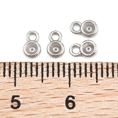 304 Stainless Steel Charm Rhinestone Settings SA-CBAC865-01A-P-1