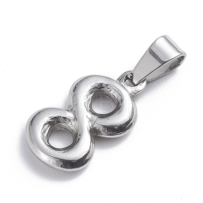 201 Stainless Steel Pendants STAS-O113-02A-1