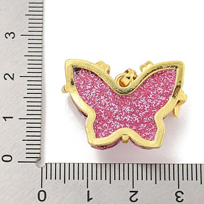 Butterfly Charm Rack Plating Brass Cubic Zirconia Pendants KK-M290-07-1