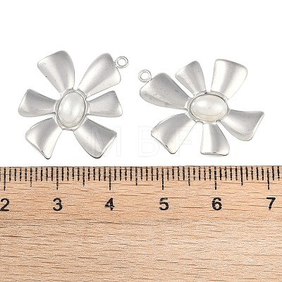 304 Stainless Steel Pendants STAS-Z070-02P-04-1